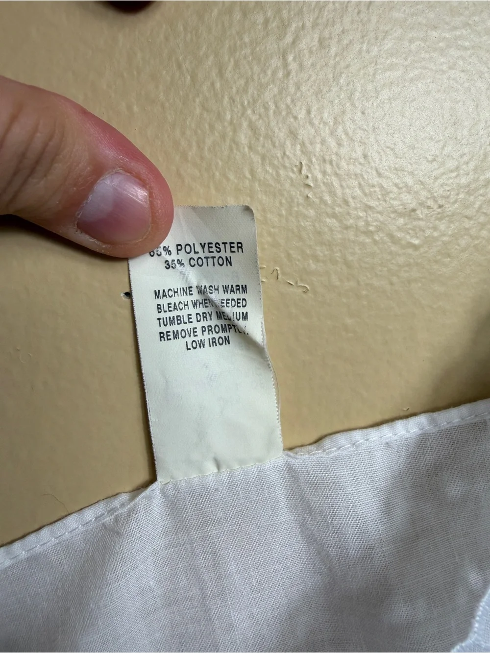 Vintage cotton blend slip. 50. 22–24. 3X. White - Picture 5 of 8
